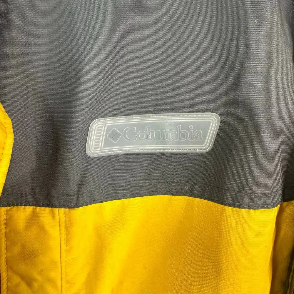 Columbia Vintage-Style Colorblock Windbreaker Jacket Mens Large Outdoor Hiking